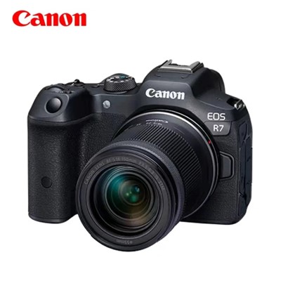 佳能（Canon）EOS R7 單電/微單相機  半畫幅微單相機  3250萬像素 4K視頻（RF-S 18-150mm F3.5-6.3 IS STM套機）含128G卡+包+UV