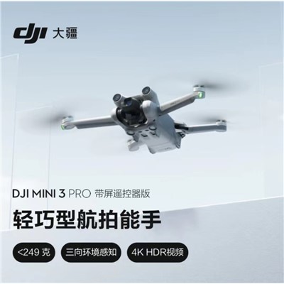 大疆（DJI） Mini 4 Pro 無人機  御Mini 輕巧型航拍無人機 遙控飛機航拍器 智能高清專業航拍 帶屏遙控器版 官方標配